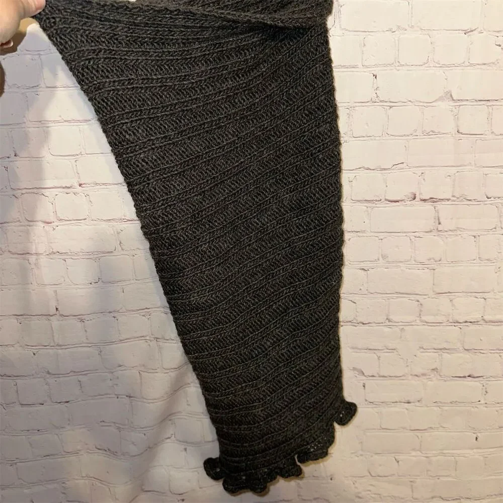 RAFFAELLO BERTINI Wool Women's Knit Scarf Winter Fashion Neck Warmer